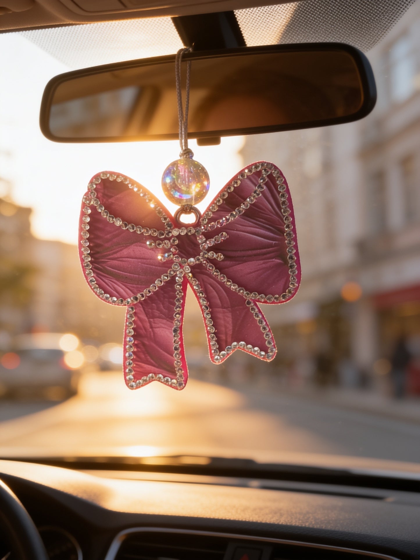 Lg Rhinestone Bow