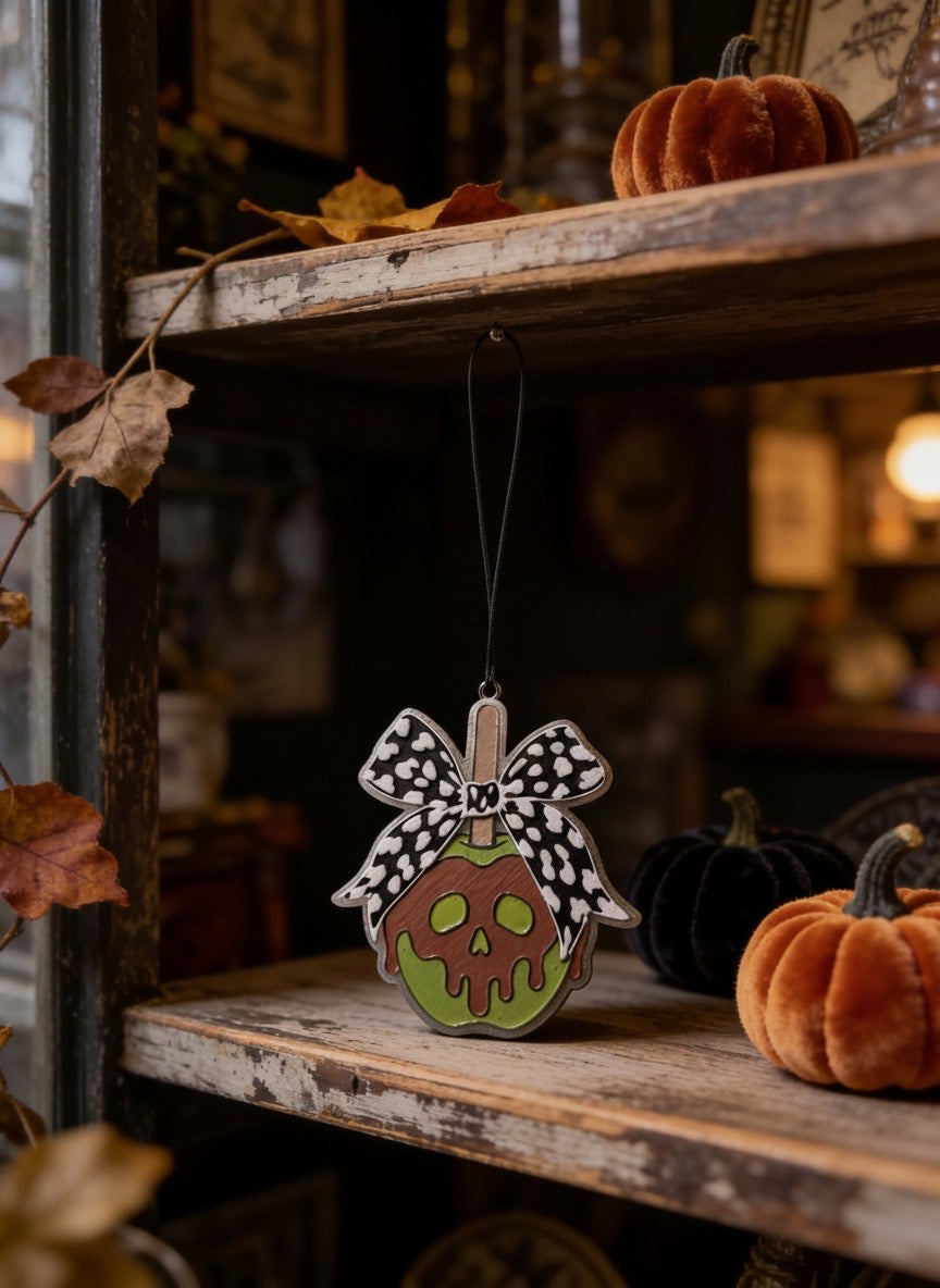 Spooky Caramel Apple